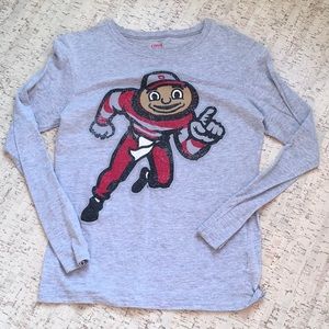 Brutus Ohio State Buckeyes Soffe long-sleeve tshirt - gray - XL